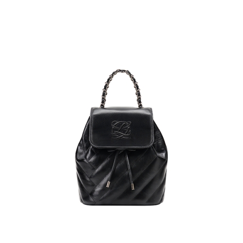 루이까또즈 L-QUILTING 엘퀼팅 여성백팩 HS3QT11BL