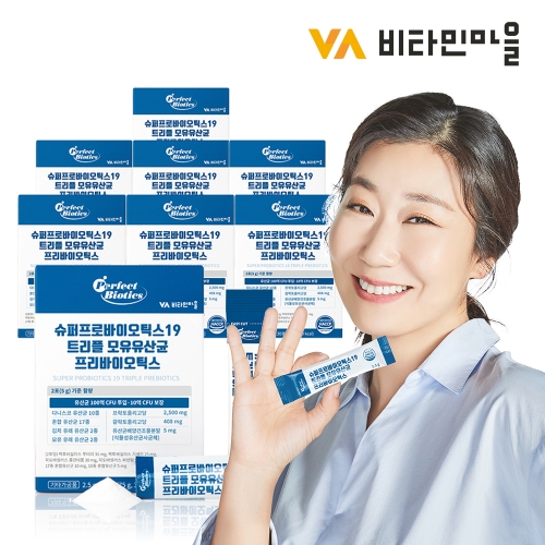 비타민마을 퍼펙트바이오틱스 슈퍼프로바이오틱스19 트리플 모유유산균 프리바이오틱스 30포