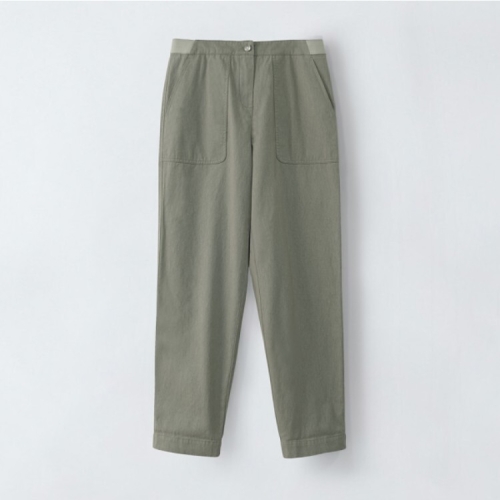 앤클라인 여성 사이드 밴딩 배기 팬츠 8G3PT7010