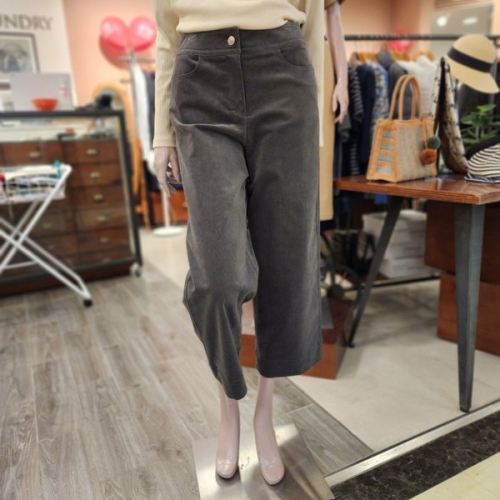 BCBG 올앤선드리 _ 코너 코듀 PT 바지 _ A4W9P373 98 CH GRAY