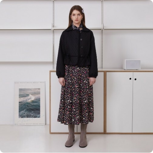 써스데이아일랜드 여성 카라 퀼팅 점퍼 T246MJP137W