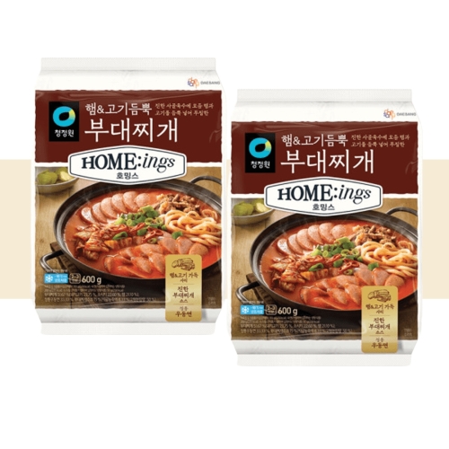 대상 청정원 호밍스 햄&고기듬뿍 부대찌개 600g