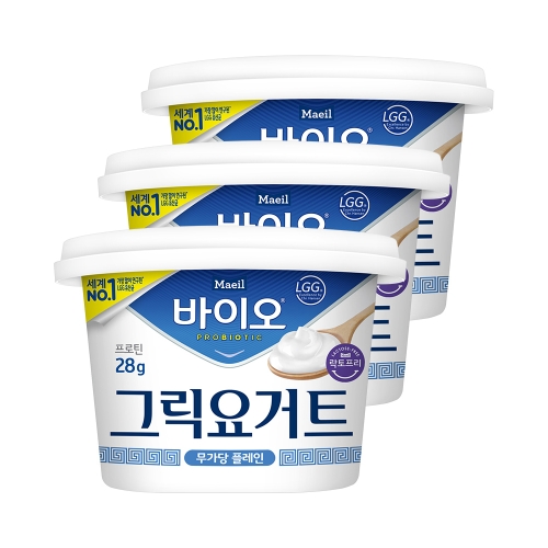 매일유업 매일바이오 그릭요거트 무가당 플레인 400g