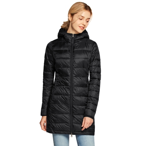 테슬라 여성 패커블 경량 패딩 롱 자켓 TM-XKJ28