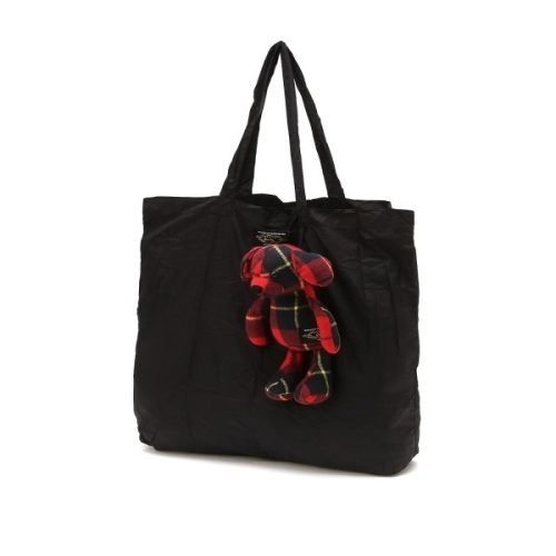 헤지스 남성 패치워크 해리 키링 패커블백_HZBA4F301BK