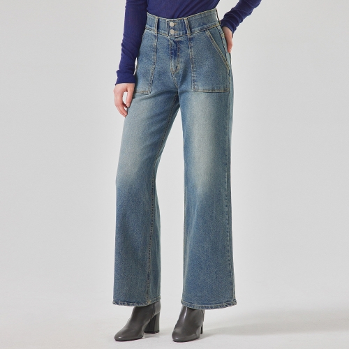 매긴 아웃포켓이너밴딩데님팬츠_PBMF4F1PT7220