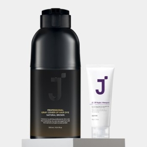 제이숲 프로페셔널 커버업 새치 염색 내추럴 브라운 300ml