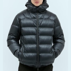 몽클레르 비아니 Viani 매트 피니쉬 패딩 후드 자켓 블랙_1A00196 5981Q 786