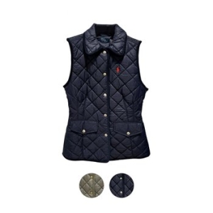 폴로랄프로렌 여성 코듀로이 카라넥 퀼팅 조끼 211932193