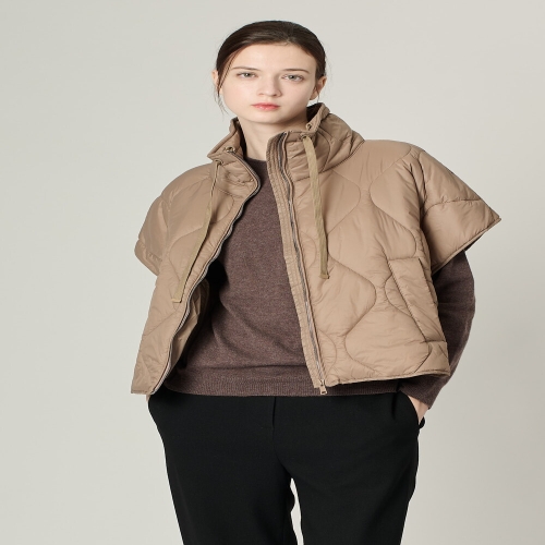 올앤선드리 하이넥 퀼팅 VEST A4W9V550