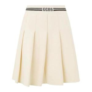GCDS 니트 플리츠 스커트 A2OW3200KD7 T 111003729