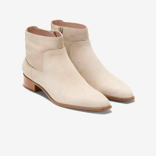콜한 NAIA 밝은 베이지 여성 앵클 부츠 CHSO4F203I1