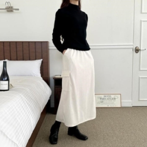 오노마 ONM 캐쥬얼치마 롱스커트 30대 롱기장 빅사이즈여성의류 19305837