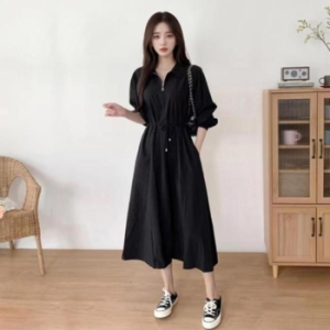 오노마 ONM 스판 데일리 여친룩 여성의류 신축성 원피스 19307378