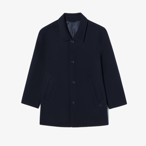 라코스테 남성 중기장 코트_BH433E-54N