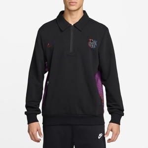 나이키  FC 바르셀로나 쿼터 집 탑 어웨이 바르샤 축구 유니폼 FQ8007-010 블랙