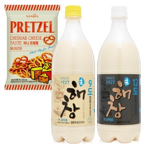 해창주조 해창 찹쌀 생막걸리 12도 900ml + 900ml 9도