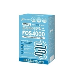 JW중외제약 프리바이오틱스 FOS 4000 5g 30포