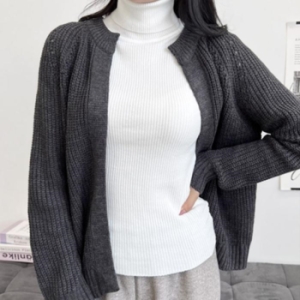 오노마 ONM 여자 겉옷 가디건 10대 20대 단추없는 19304531