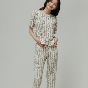 프렌치엘 피치 블로썸 모달 롱팬츠 FWEP831L Pink