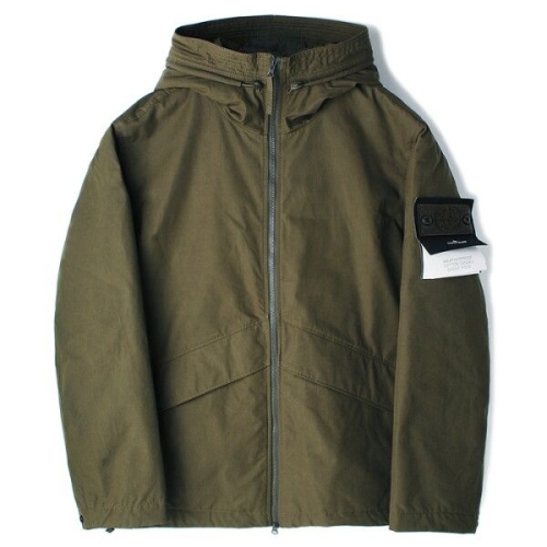 스톤아일랜드 스톤 고스트피스 후드 자켓 카키 8115419F1