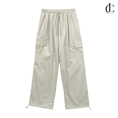 엘케이트 여자 카고바지 와이드핏 스트링 팬츠 LELIP001