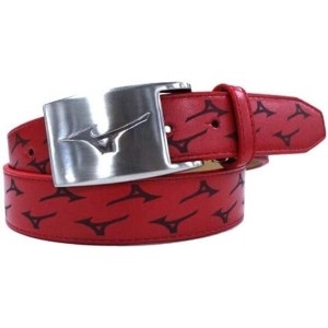 미즈노 연속 무늬 벨트 기호로 조정할 수 있는 프리 사이즈 전 5색 52 JY8050무료레드