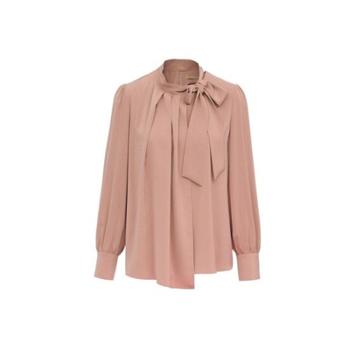 미니멈 리본 타이넥 블라우스 MXDAWB0340