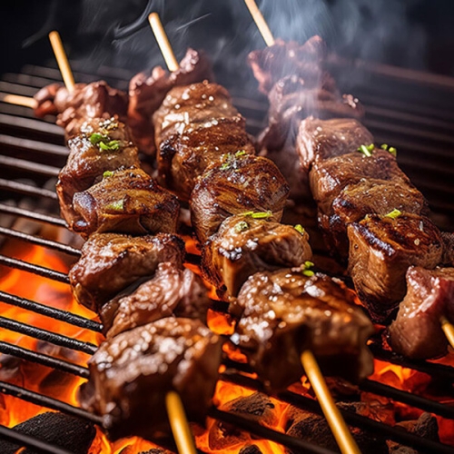 쉽슐랭 육즙가득 대왕양꼬치 5꼬치 350g + 소스 4종