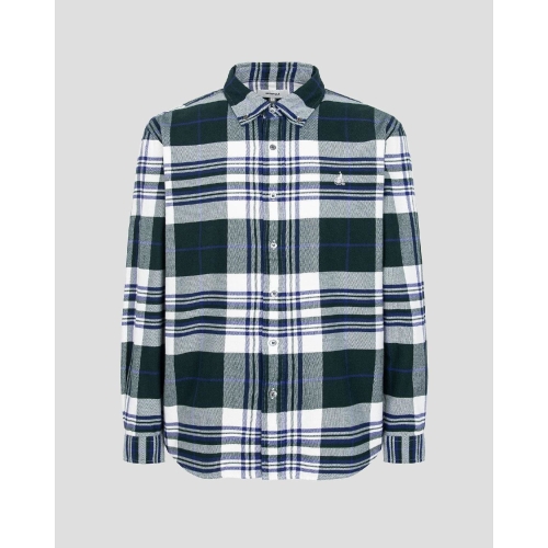 빈폴 남성 브러쉬드 빅체크 셔츠_BC4964C34M