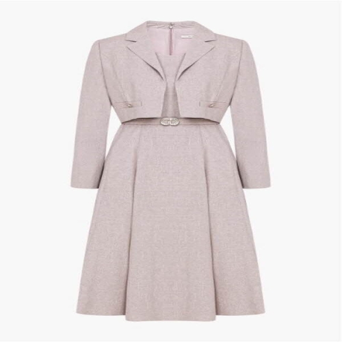 케네스레이디 오픈자켓 레이어드 벨티드 원피스 EWOPOJ0800