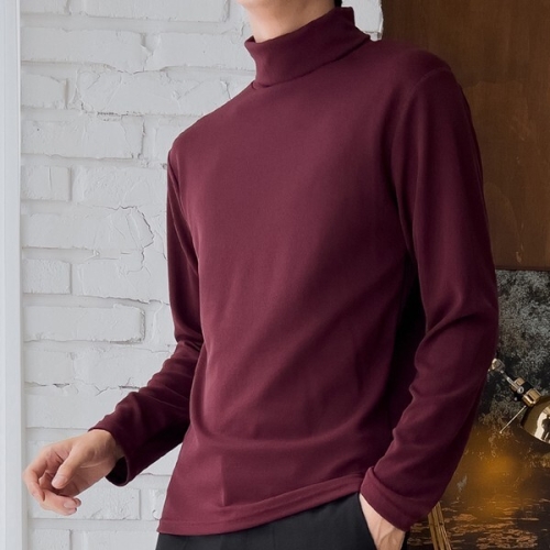 리빌모아 남자 기본 데니안 목폴라 긴팔 폴라 티셔츠 5C-TSA-Q104