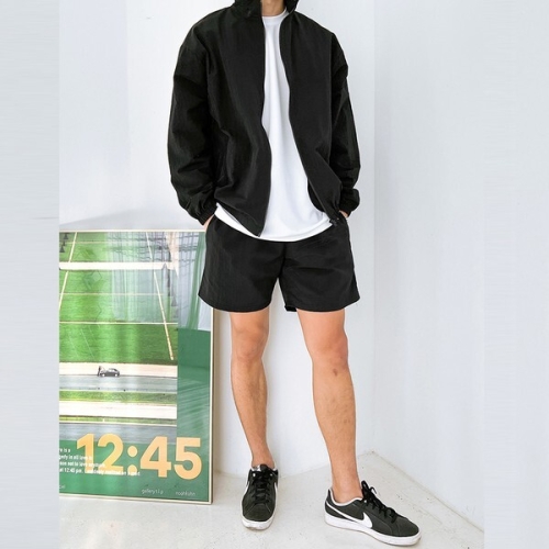 리빌모아 남자 루키 오픈 반목 집업 테일러 자켓 5C-JUA-Q091-그레