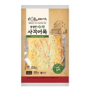 늘푸른바다 고래사어묵 생생한 야채 사각어묵 300g