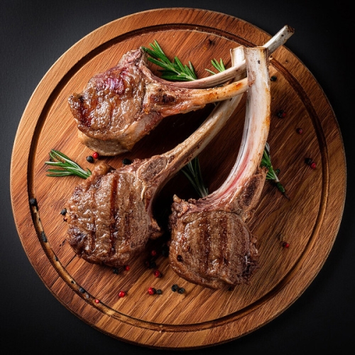 쉽슐랭 양갈비 프렌치랙 500g + 소스 4종