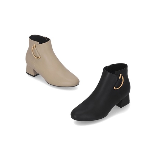 엘칸토 인텐스 여성 숏 앵클부츠 4cm LCWA71I44V