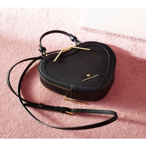 하트 모양 숄더백 SAMANTHAVEGA 사만다 베가 가방 블랙 핑크 베이지 무료 128275