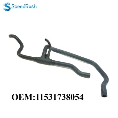 OEM  11531738054 자동차 엔진 라디에이터 냉각수 호스 검은색 워터 파이프 BMW 5 시리즈 E34 520i