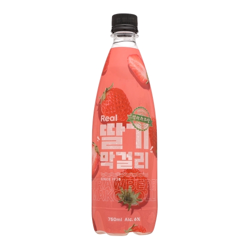 성수주조 리얼 딸기막걸리 6도 750ml