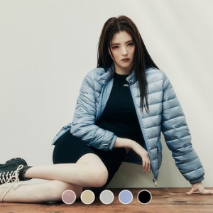 지오다노 여성 덕다운 경량 패딩 374913