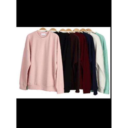 라일리 Rly 남자라운드티 30대 무지 오버핏 20대 멋진 맨투맨 봄 19709711