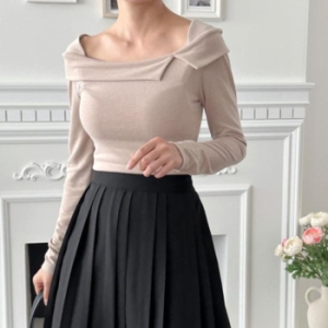 오노마 ONM 여성 소개팅 여성하객오프숄더 긴팔티 19503396