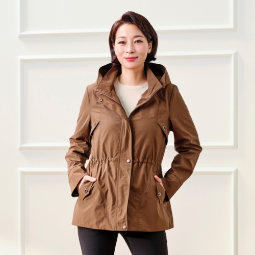 마담엘레강스 브리트니 세미후드 트렌치 N243JP70