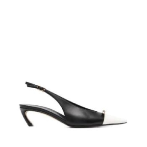 랑방 리타 가죽 슬링백 펌프스 50mm FWPUSP08NAPAP23 T