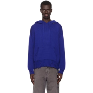 마르니 블루 코튼 후디 242379M201002