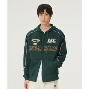 LEE 캔자스 레이싱 후드 집업 다크파인 LE2403HZ03DP 249384