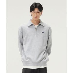 LEE 리 스몰 트위치 하프 집업 카라 맨투맨 그레이 LE2403CR09GR 494561 L