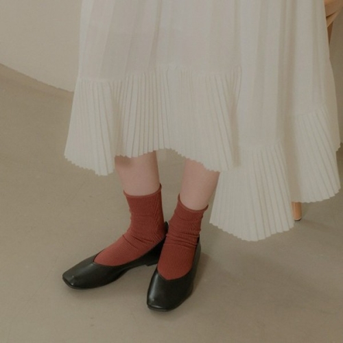 플로리다스튜디오 여성 비즈마크 베이직 플랫 슈즈_FL3824