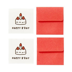 아트박스  딸기케이크 미니카드