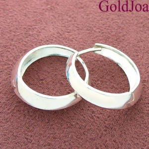 메디쉬재팬 럭셔리 20mm 원터치 링 실버귀걸이 32409e 선물용